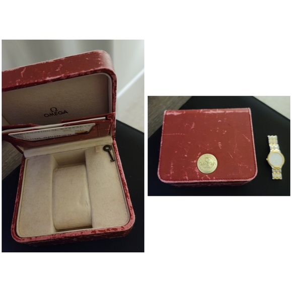 Omega Deville Watch Round Quartz White Date Swiss Made Vintage - Picture 5 of 8